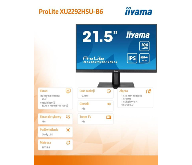 iiyama ProLite XU2292HSU-B6 - 1217906 - zdjęcie 11